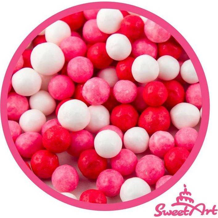 SweetArt cukrové perly Love mix 7 mm (80 g) Trvanlivost do 12/2024! - dortis