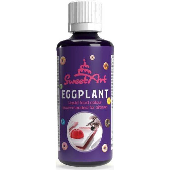 SweetArt airbrush barva tekutá Eggplant (90 ml) - dortis