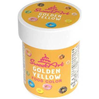 SweetArt gelová barva Golden Yellow (30 g) - dortis