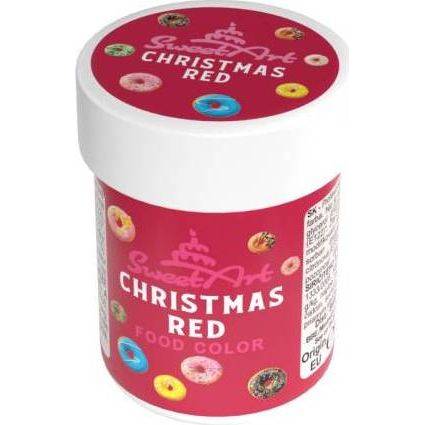 SweetArt gelová barva Christmas Red (30 g) - dortis