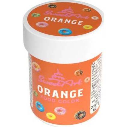 SweetArt gelová barva Orange (30 g) - dortis