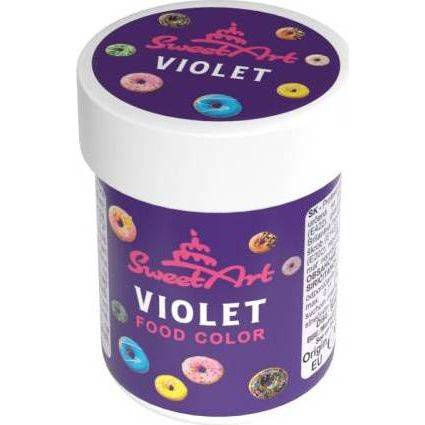 SweetArt gelová barva Violet (30 g) - dortis