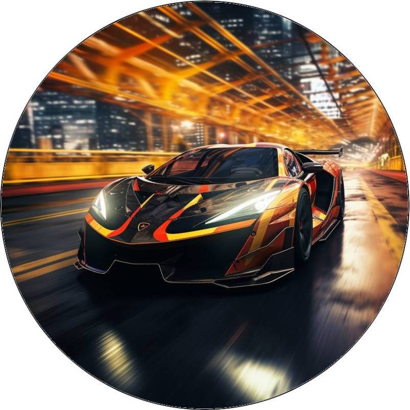 Jedlý papír Super car sport 19,5cm - Pictu Hap