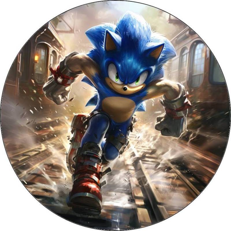 Jedlý papír ježek Sonic 19,5cm - Pictu Hap