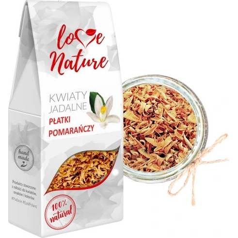 Jedlé květy pomeranče 20g 100% přírodní - Love Natur - Love Natur