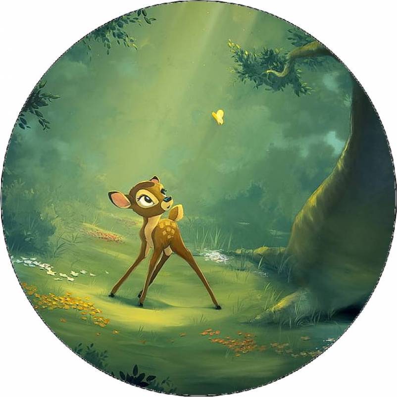 Jedlý papír Bambi v lese 19,5 cm - Pictu Hap