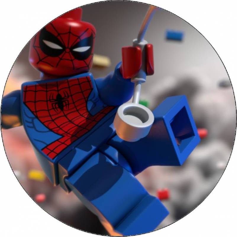 Jedlý papír Lego Spiderman 19,5 cm - Pictu Hap