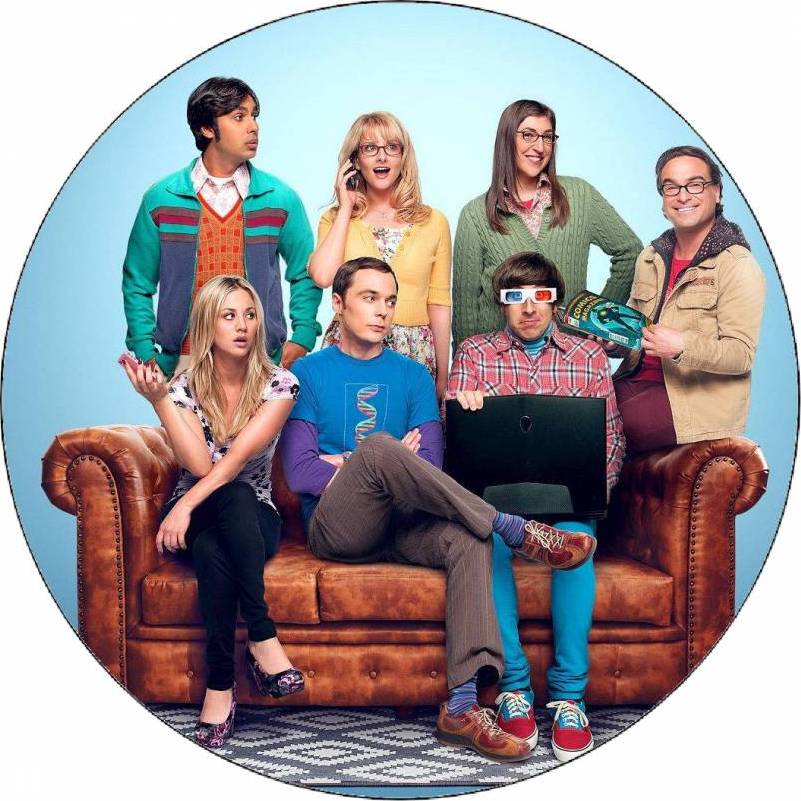 Jedlý papír The big bang theory - Teorie velkého třesku parta 19,5 cm - Pictu Hap