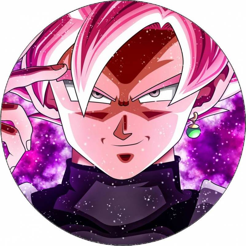 Jedlý papír Dragon Ball Goku Black 19,5 cm - Pictu Hap