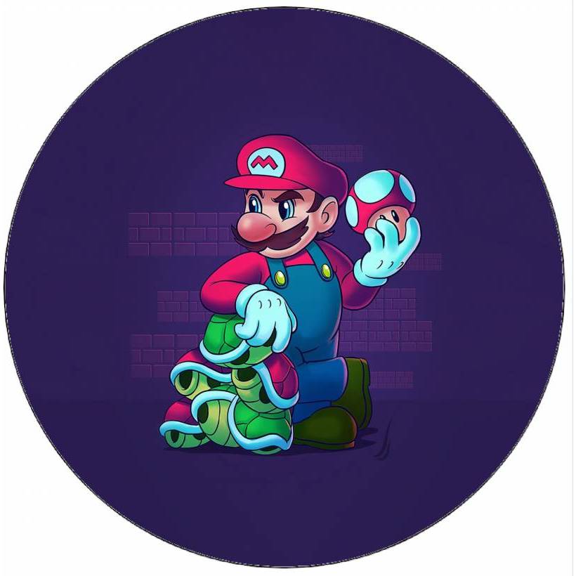 Jedlý papír Super Mario a želvičky 19,5 cm - Pictu Hap