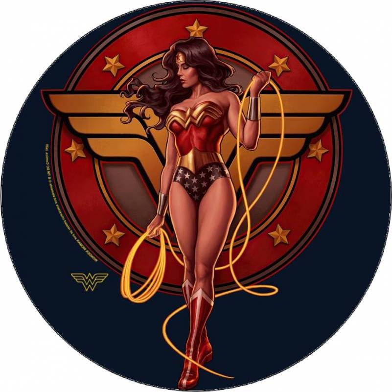 Jedlý papír Wonder woman s logem 19,5 cm - Pictu Hap