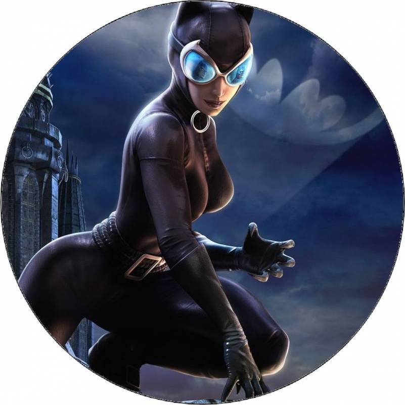 Jedlý papír Catwoman v noci 19,5 cm - Pictu Hap