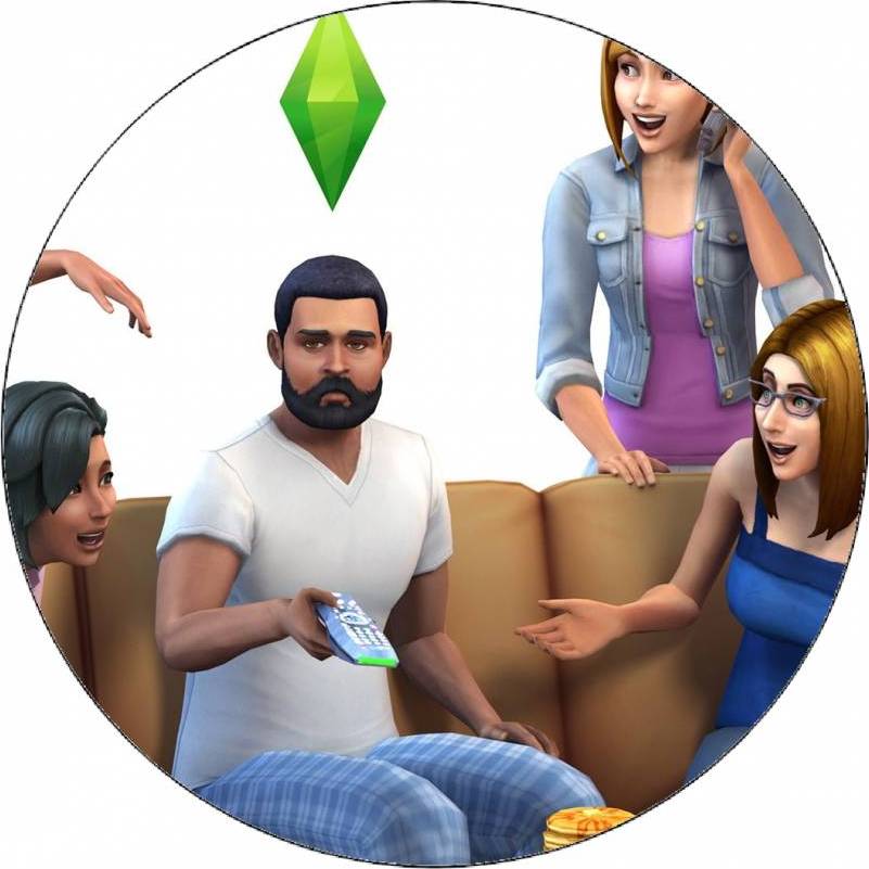 Jedlý papír The Sims postavy ze hry 19,5 cm - Pictu Hap