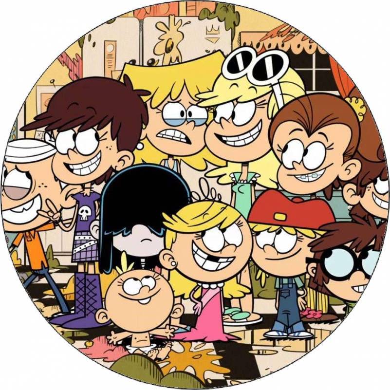 Jedlý papír Loud House velká rodina 19,5 cm - Pictu Hap