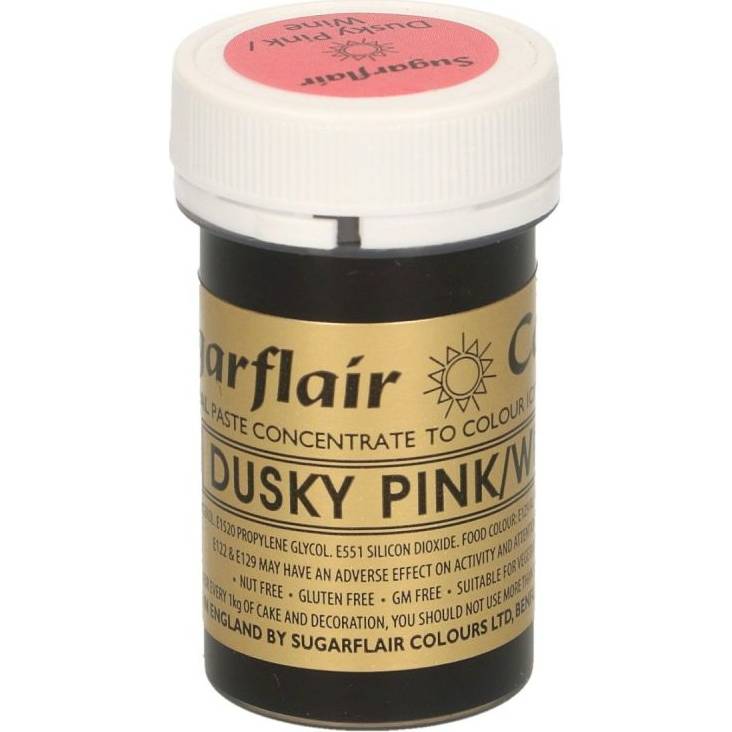 Gelová barva dusky pink 25g - Sugarflair