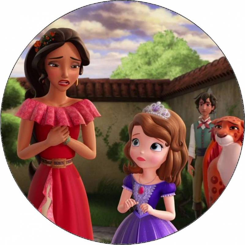 Jedlý papír Elena z Avaloru a Isabel 19,5 cm - Pictu Hap