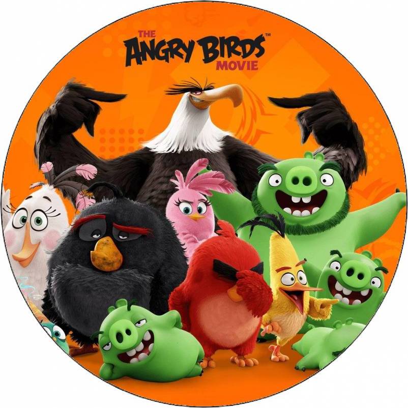 Jedlý papír Angry birds ve filmu 19,5 cm - Pictu Hap