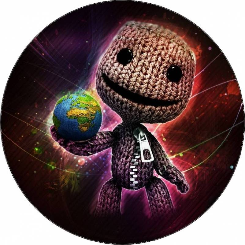 Jedlý papír Littlebigplanet Sackboy ve vesmíru 19,5 cm - Pictu Hap