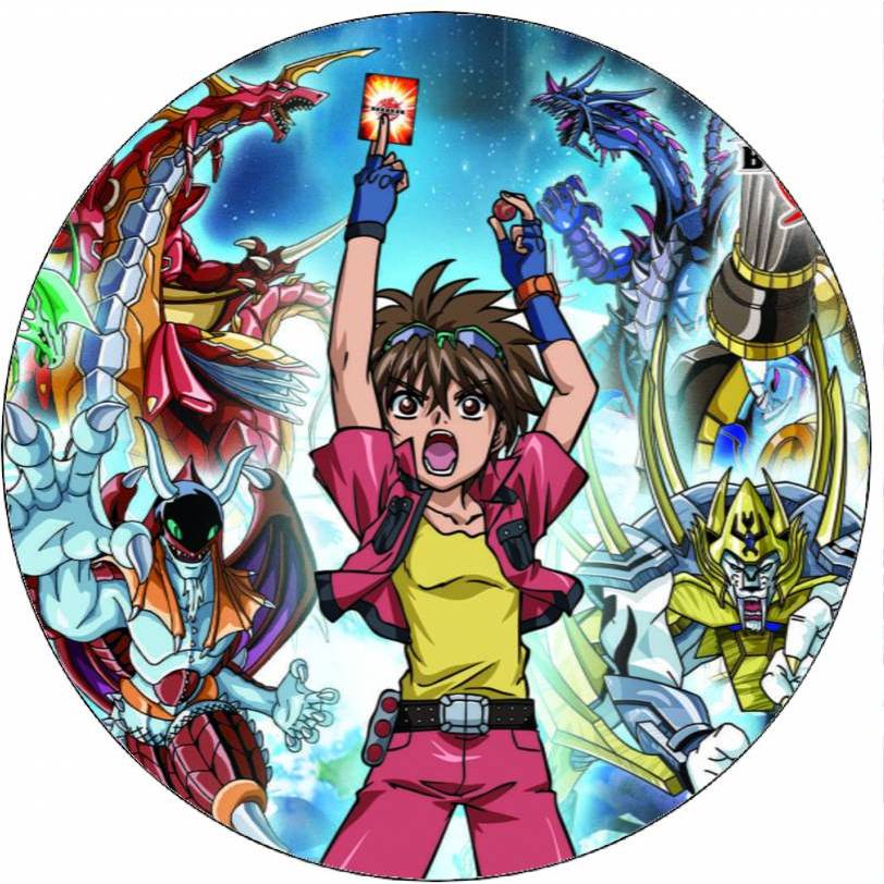 Jedlý papír Bakugan souboj 19,5 cm - Pictu Hap