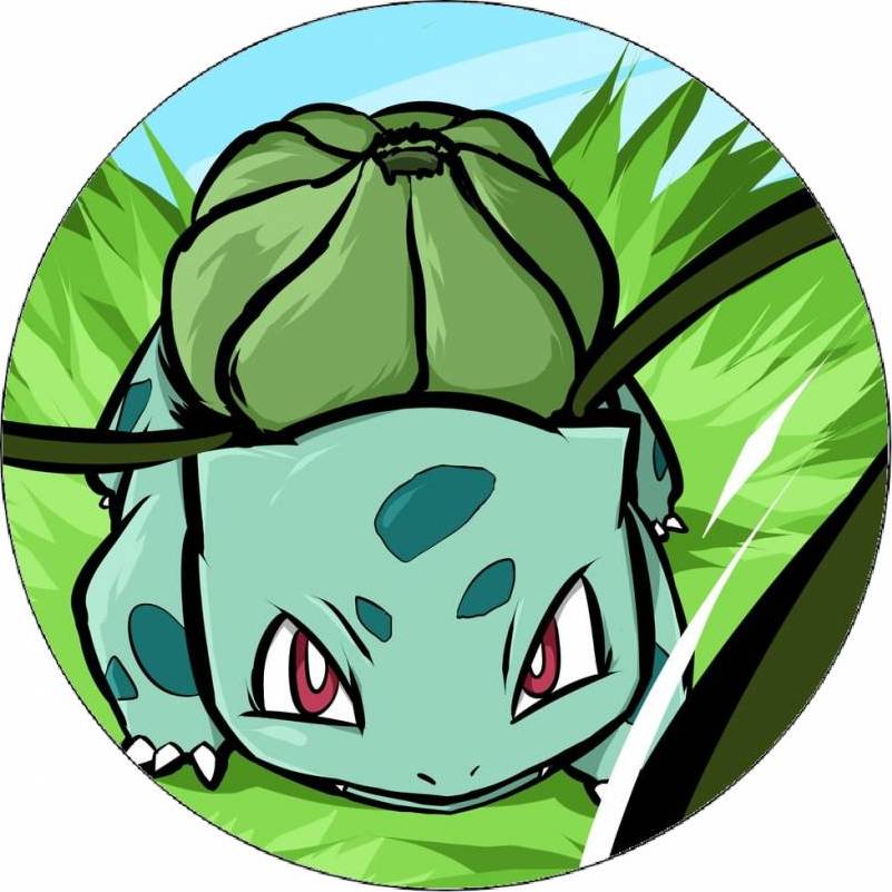 Jedlý papír Pokemon Bulbasaur 19,5 cm - Pictu Hap