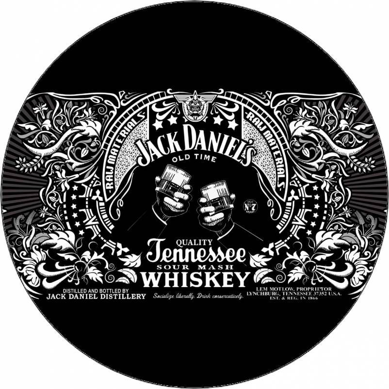 Jedlý papír Jack Daniels logo 19,5 cm - Pictu Hap