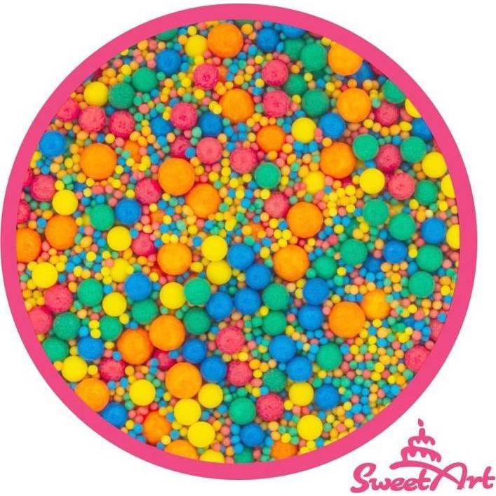 SweetArt cukrové zdobení Happy sprinkle mix (80 g) - dortis