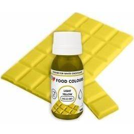 Food Colours tekutá barva do čokolády Light Yellow (18 ml) - dortis