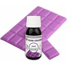 Food Colours tekutá barva do čokolády Violet (18 ml) - dortis