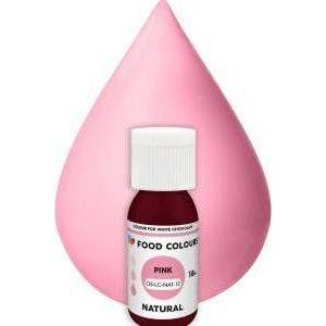 Food Colours přírodní tekutá barva do čokolády Pink (18 ml) - dortis